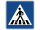 Verkehrszeichen 350-10 &ndash; Fu&szlig;g&auml;nger&uuml;berweg (Rechtsaufstellung)