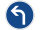Verkehrszeichen 209-10 &ndash; Vorgeschriebene Fahrtrichtung: links