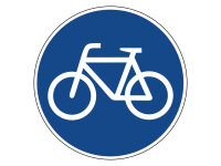 Verkehrszeichen 237 &ndash; Sonderweg Radfahrer