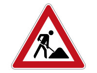 Verkehrszeichen 123 &ndash; Baustelle
