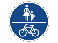 Verkehrszeichen 240 &ndash; Gemeinsamer Fu&szlig;- und...