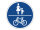 Verkehrszeichen 240 &ndash; Gemeinsamer Fu&szlig;- und Radweg