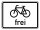 Verkehrszeichen 1022-10 &ndash; Radfahrer frei