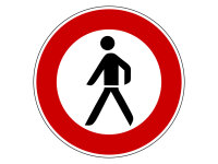 Verkehrszeichen 259 &ndash; Verbot f&uuml;r...