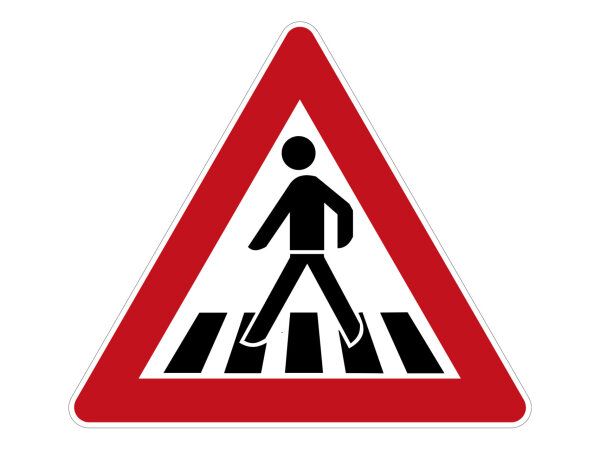 Verkehrszeichen 134-10 &ndash; Fu&szlig;g&auml;nger&uuml;berweg