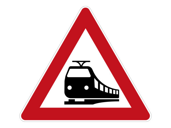 Verkehrszeichen 151 &ndash; Unbeschr&auml;nkter Bahn&uuml;bergang