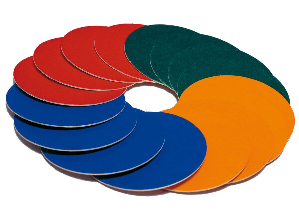 H&uuml;pfzeichen-Set 4 Farben je 70 St&uuml;ck