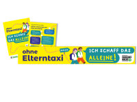 Spannband &ndash; ohne Elterntaxi "Ich schaff das...